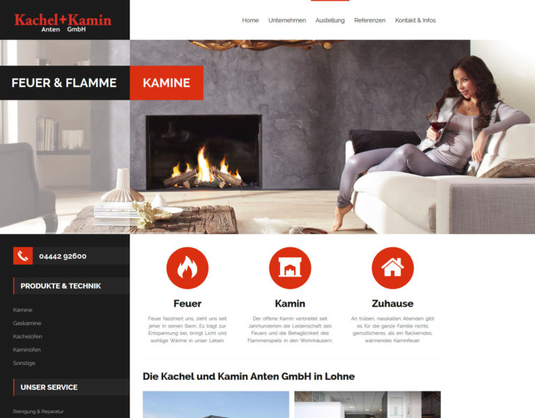 Marketing & Webdesign | Referenz Kachel+Kamin
