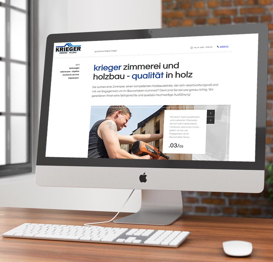 Kunden Homepage Zimmerei