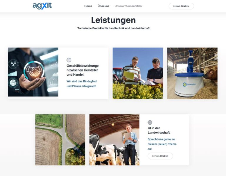Leistungen der agxit GmbH & Co. KG