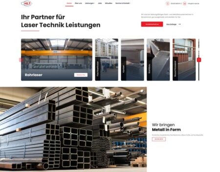 Website Hülsmann Laser Technik GmbH, Bersenbrück
